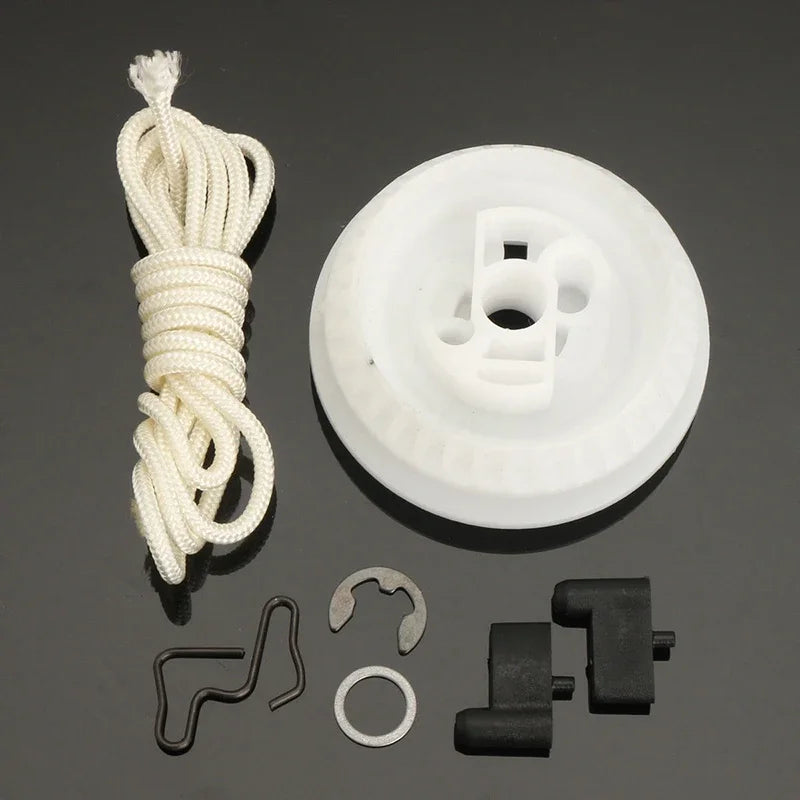 1set Recoil Starter Rope Pulley Pawl For Stihl Chainsaws Replacement Accessories For 021 023 025 MS 210 MS 230 MS 250 Garden Oasis Select