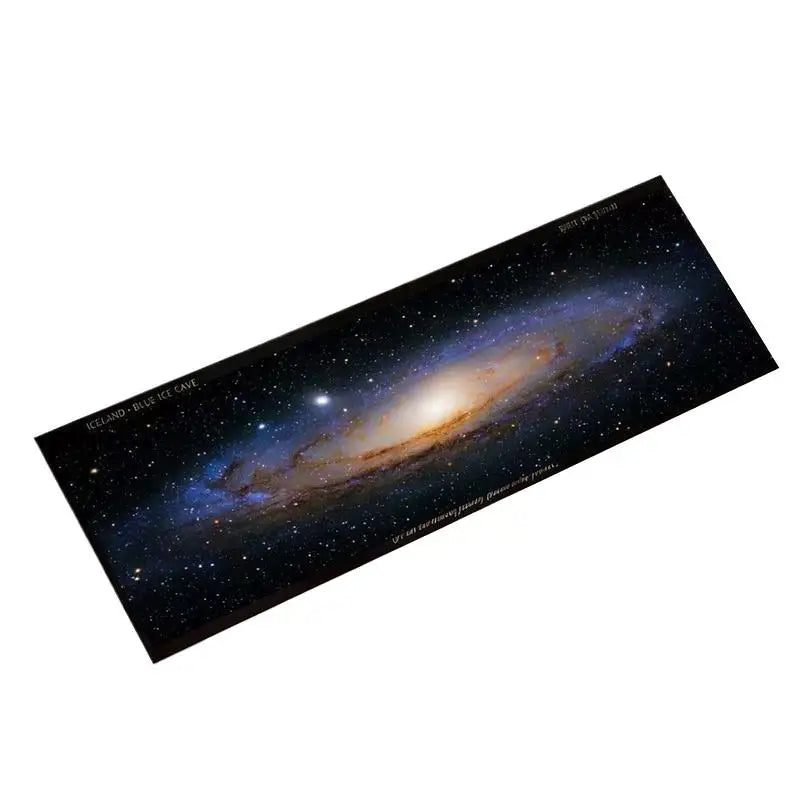 New Galaxy Starry Sky Acrylic Movie Bookmarks, Vintage Romantic Original Film Art, Ideal Gift for Friends Oasis Select