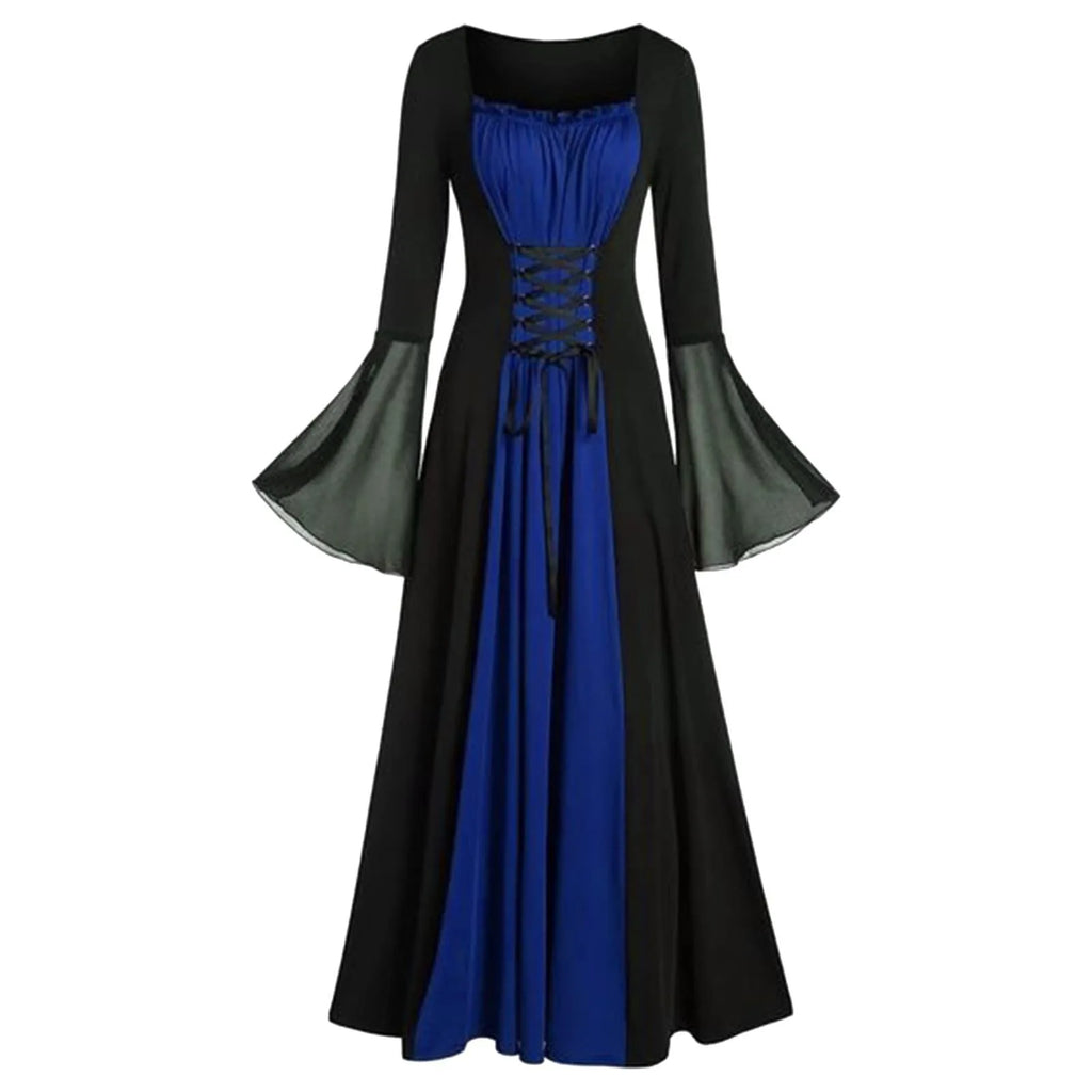 Plus Size Gothic Medieval Hooded Maxi Dress | Halloween Cosplay Gothic Costume Dress Oasis Select
