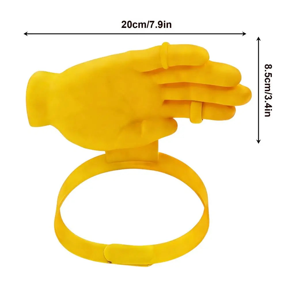 Palm Sunshade Hand Cover Adjustable Palm Sunshade Hand Cover Funny Headband Toy Party Birthday Outdoor Sun Protection Tool Oasis Select right hand