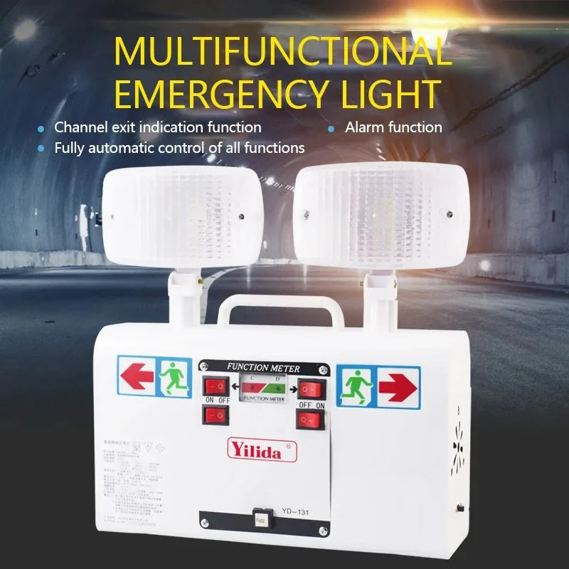 LED Emergency Exit Light with Alarm | AC 200–240V | SHINEKNOT