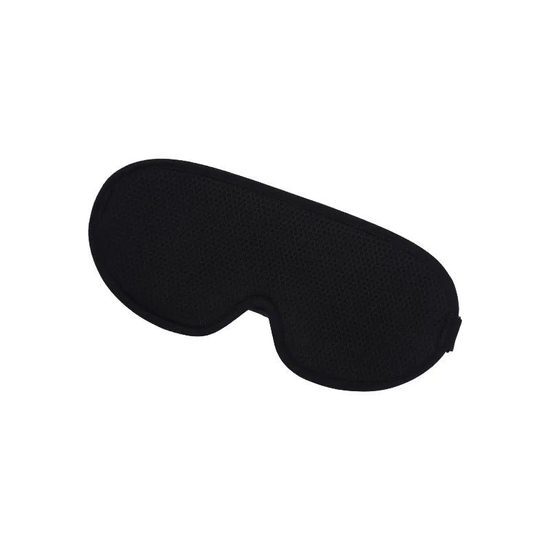3D Sleep Eye Mask, with Adjustable Headband, Soft and Breathable Fabric, Light and Light-blocking. for Travel, Home and Office Oasis Select black