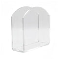 Transparent Acrylic Napkin Holder Vertical Holder Napkin Storage Napkin Organizer Freestanding U Shaped Tissue Box Dispenser Oasis Select Style 1