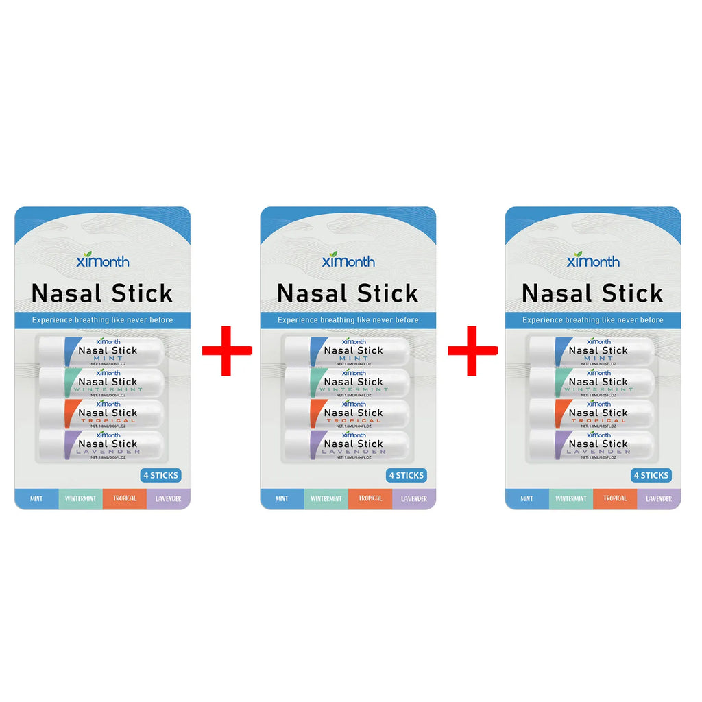 Ximonth Aromatherapy Nasal Inhaler Sticks 4-Pack – Cooling Oil Aromatherapy Inhaler Oasis Select 12sticks