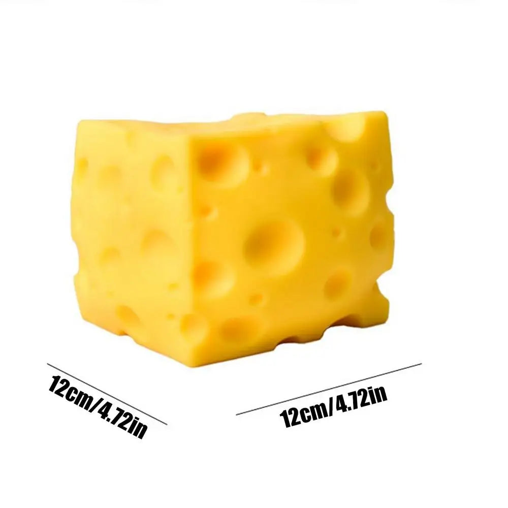 Squishy Cheese Cube Squeeze Toys Soft Butter Cheese Fidget Toy Slow Rebound Push Stress Relief Sensory Toy Stress Relief Oasis Select 12cm