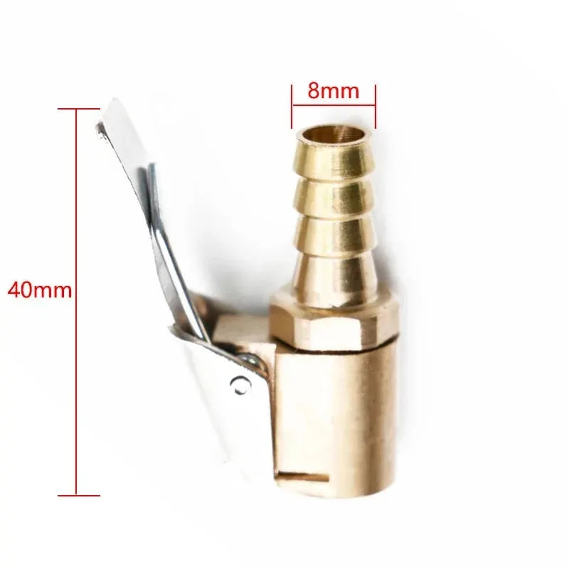 1/2/4pcs New Advanced Car Tire Air Chuck Inflator Pump Valve Connector Clip-on Adapter Car Tyre Wheel Valve For Inflatable Pump Oasis Select