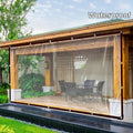 Clear Tarps Heavy Duty PVC Transparent Tarp w/Zipper Waterproof Windproof Anti-Tear for Greenhouse Patio Garden Garage Chicken Oasis Select 157.4 x 78.7inch