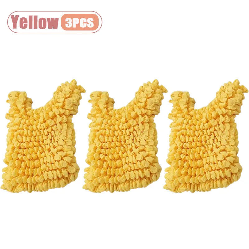 Magic Expandable Shopping Bag Large Capacity Pleated Tote Reusable Foldable Handbag Portable for Grocery Travel Picnic Oasis Select Yellow-3PCS