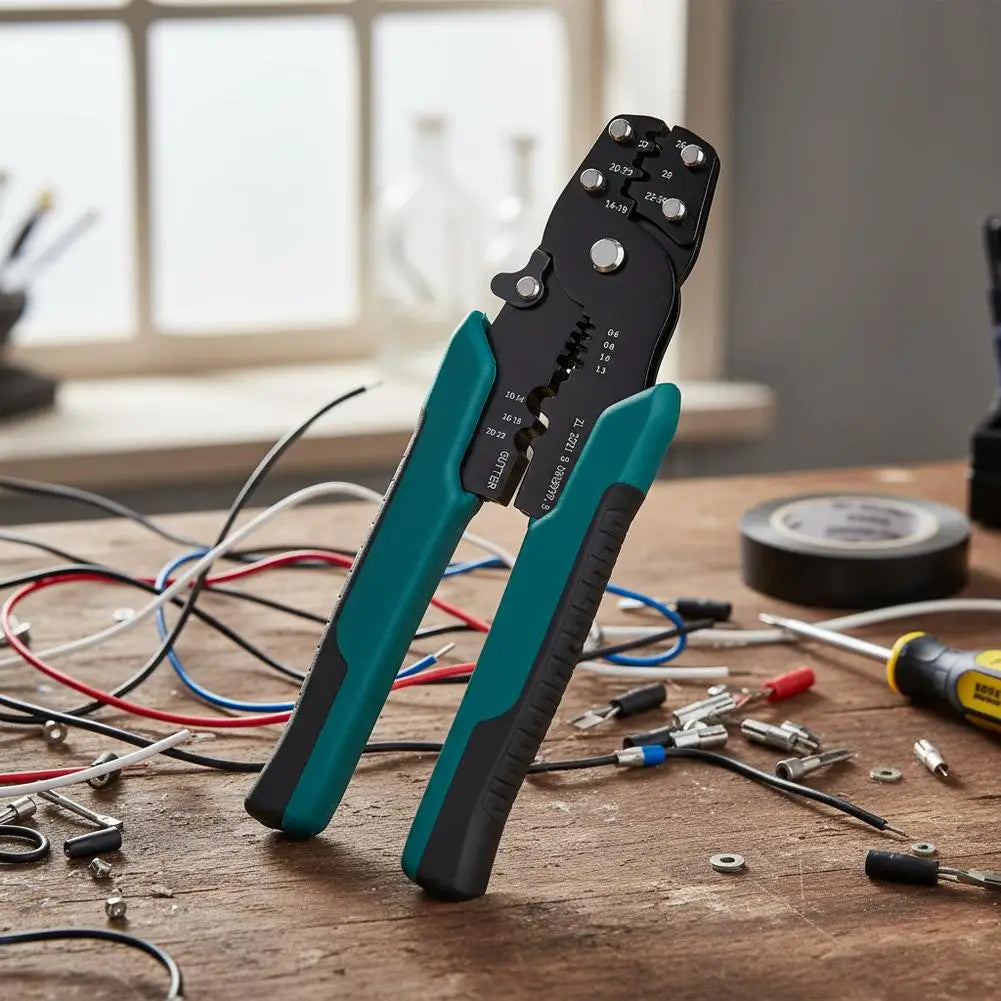 3-in-1 Wire Crimping Pliers – Stripper, Cutter & Crimper