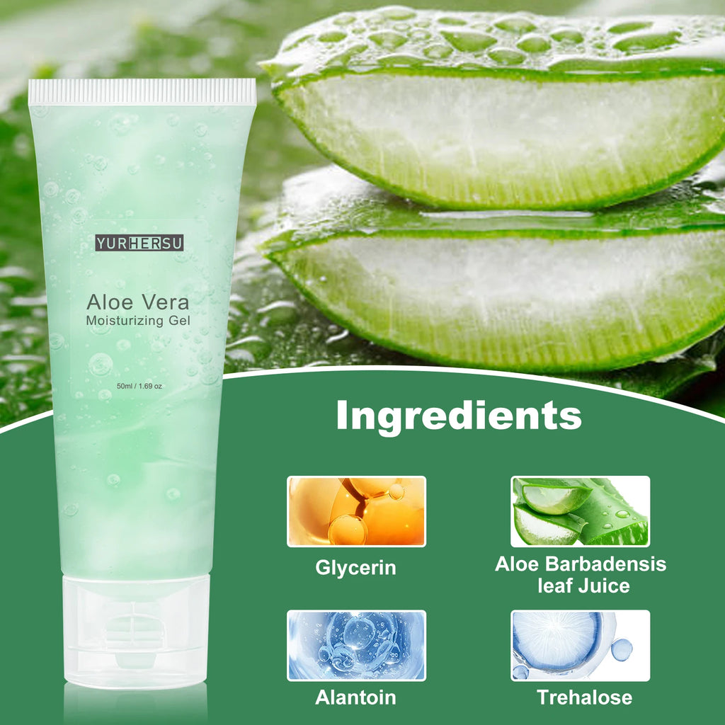 Aloe Vera Gel Face Moisturizer & Makeup Primer – 50ml Aloe Vera Face Gel Oasis Select