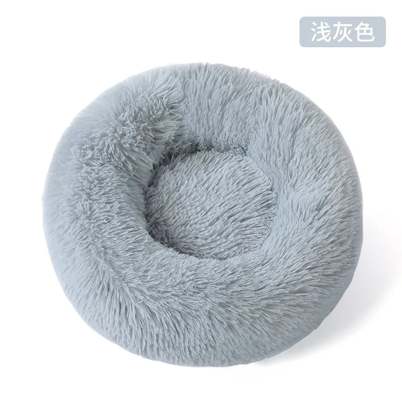Plush Pet Bed Dogs Cats Winter Warm Long Nest Cozy Dog Mat Soft