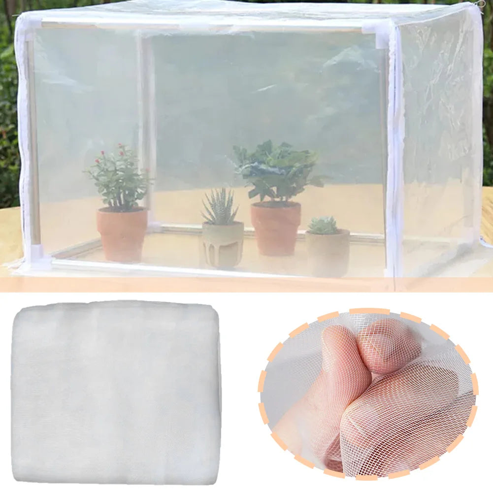 2 Pack 8x32Ft Mesh Netting Plants Cover Insect Pest Barrier Bird Netting for Vegetable Plants Fruits Flowers Trees Oasis Select
