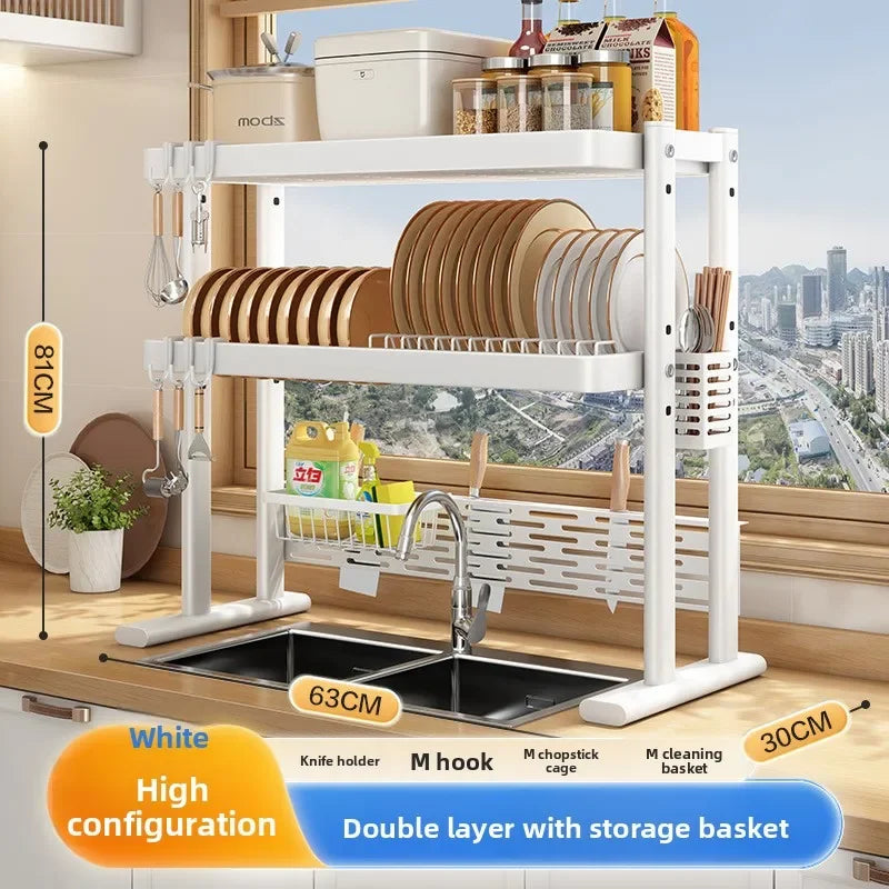 Multi-functional Ventilated sink rack Countertop dishwashing rack Dish rack Dish rack Dish rack Dish rack Oasis Select