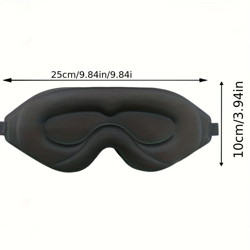 Sleep Mask, 3D Deep Contour Eye Mask with Adjustable Straps To Fit Different Head Shapes, Universal Eye Mask for Men and Women Oasis Select