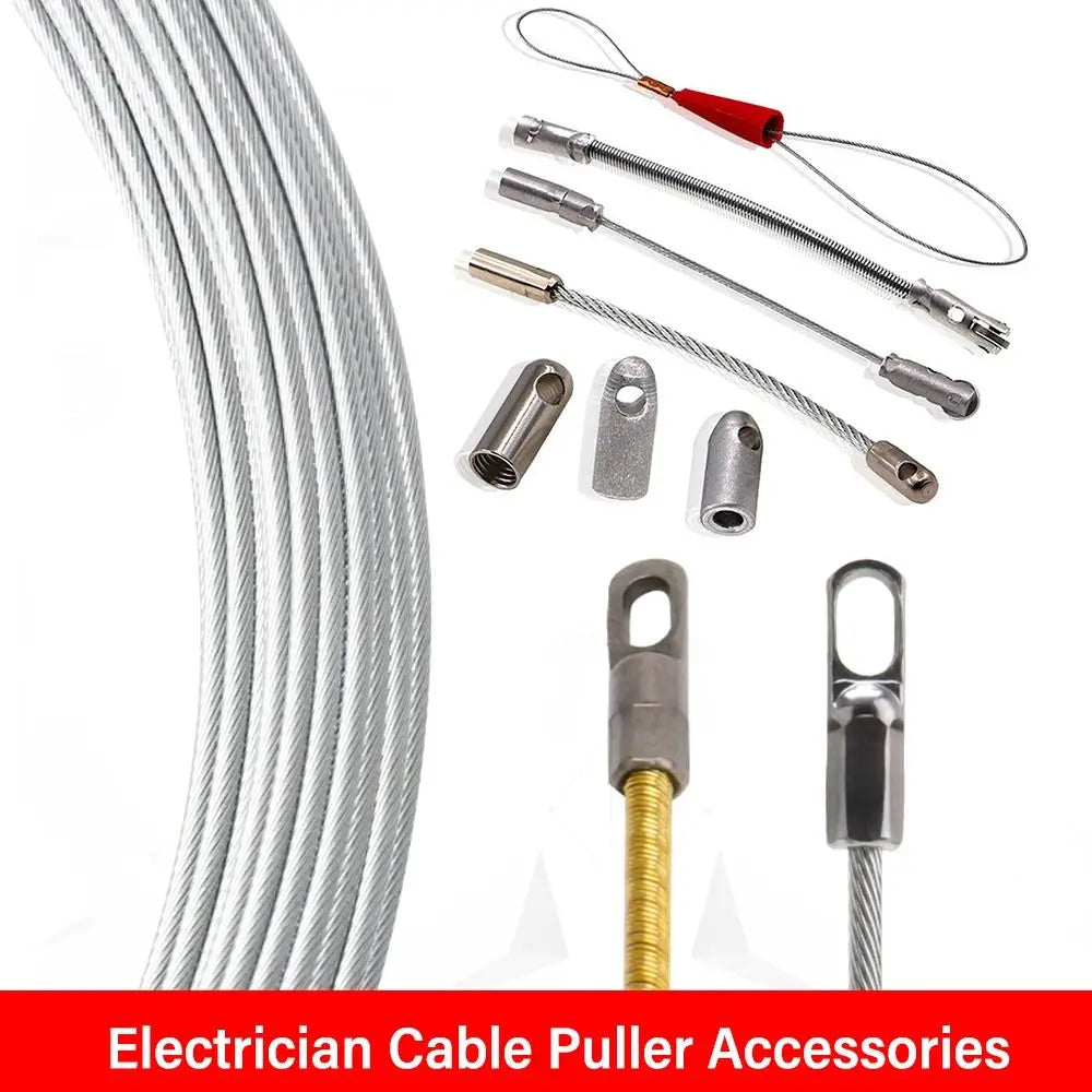For Repair Fast Cable Puller Auxiliary Electrician Automatic Thread Guide Connector Head Wire Cable Elastic Threader Oasis Select