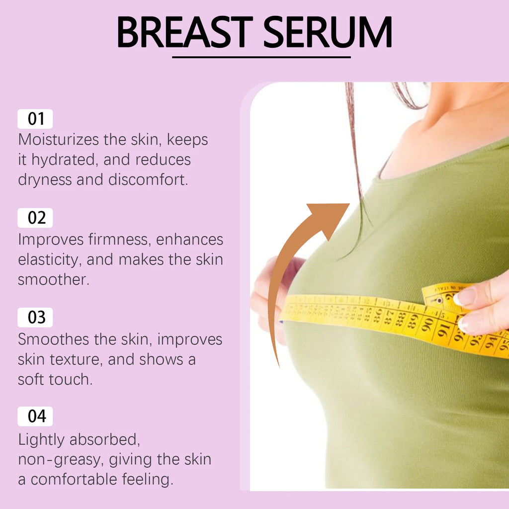 Firming and Plumping Breast Serum - Lifting, Moisturizing and Enhancing Elasticity Nourishing Massage Breast Care Essence Oasis Select
