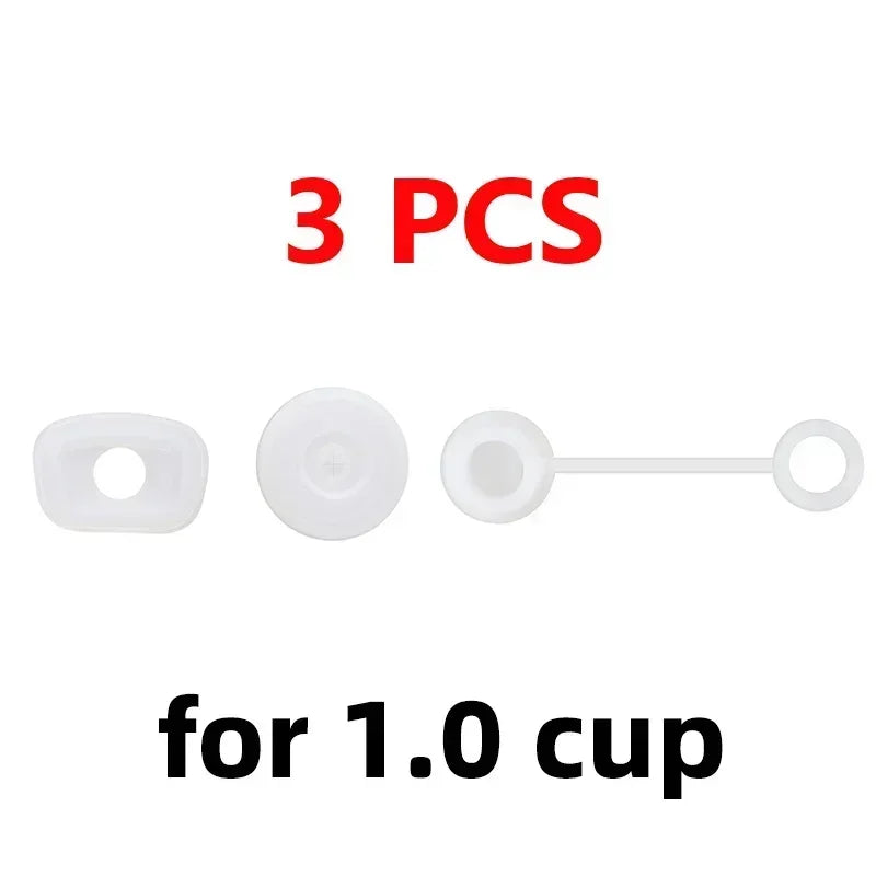 Silicone Spill Proof Stopper Set Of 3/6 Compatible For Stanley Cup 40oz/ 30oz Tumbler Water Cup Anti Leakage Accessories Oasis Select 3pcs for Stanley 1.0