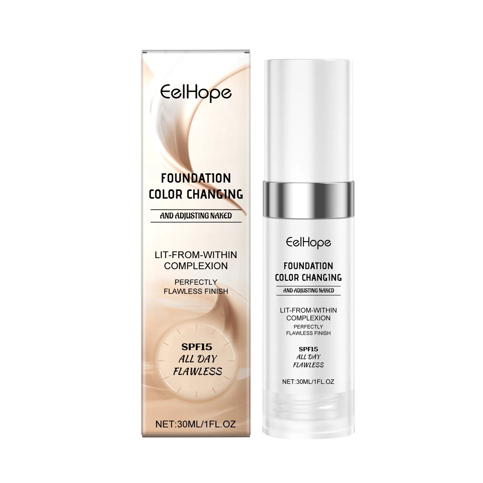 Eelhope Hydrating Liquid Foundation – Dewy Light Coverage 30ml Liquid Foundation Oasis Select 30ml 30ml