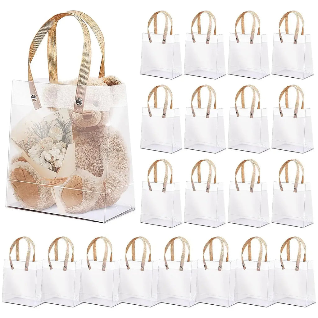 10/20PCS Holiday gift bag Eco-friendly Companion Gift Candy Bagholiday gift Birthday gift bag, anniversaries，Frosted Tote Bag Oasis Select
