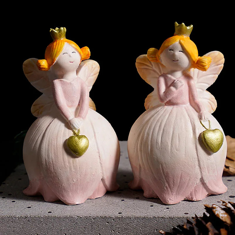 Lily Of The Valley Fairy Mold Forest Angel Girl Fairy Tale Crown Princess Plaster Figurine Silicone Mold Oasis Select