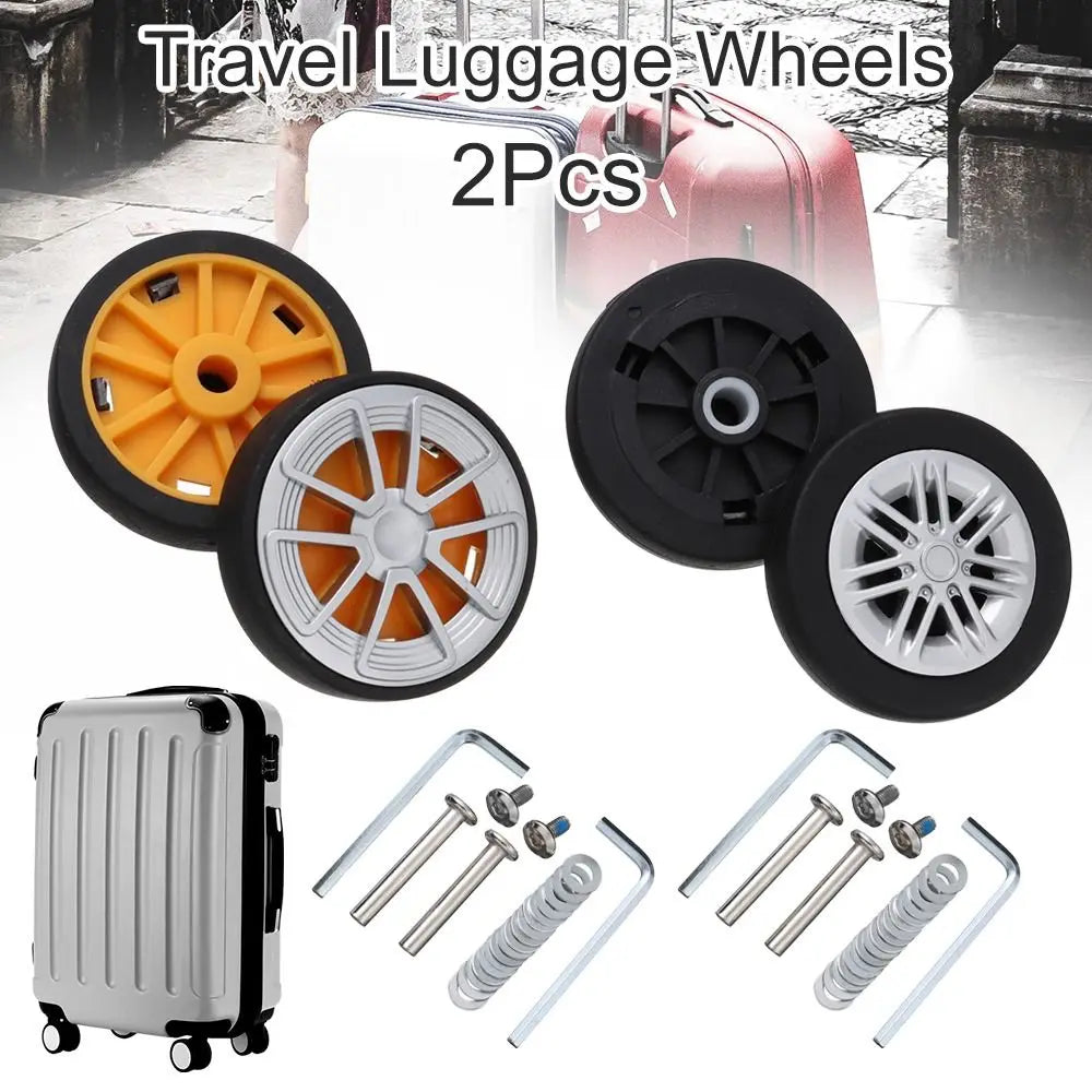 Replacement Caster Wheel Repair Kit Travel Luggage Wheels Suitcase Parts Axles Replace Wheels for Luggage with Vientiane Wheel Oasis Select