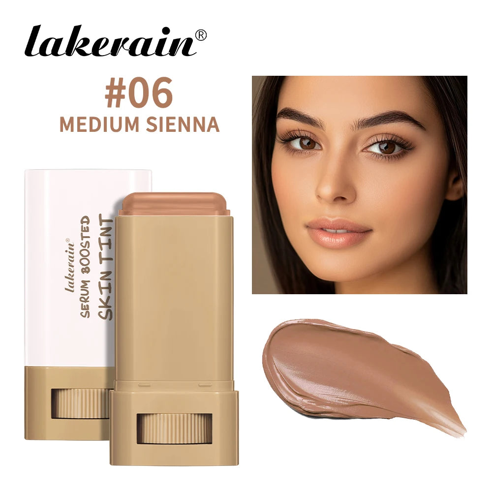 Eraser Foundation Stick Moisturizing Smooth High Coverage Silky Texture Travel-friendly Serum Boosted Skin Tint Solid Foundation Oasis Select Medium Sienna