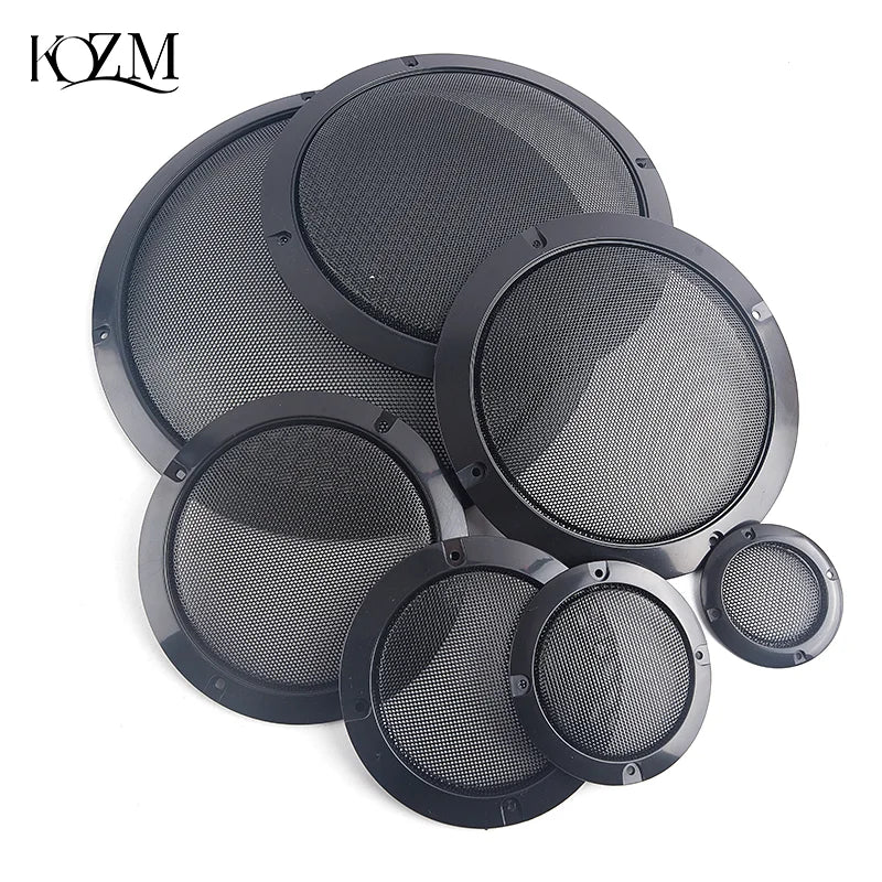 Speaker Grille Cover 2–10 Inch | Metal Mesh & Plastic Frame
