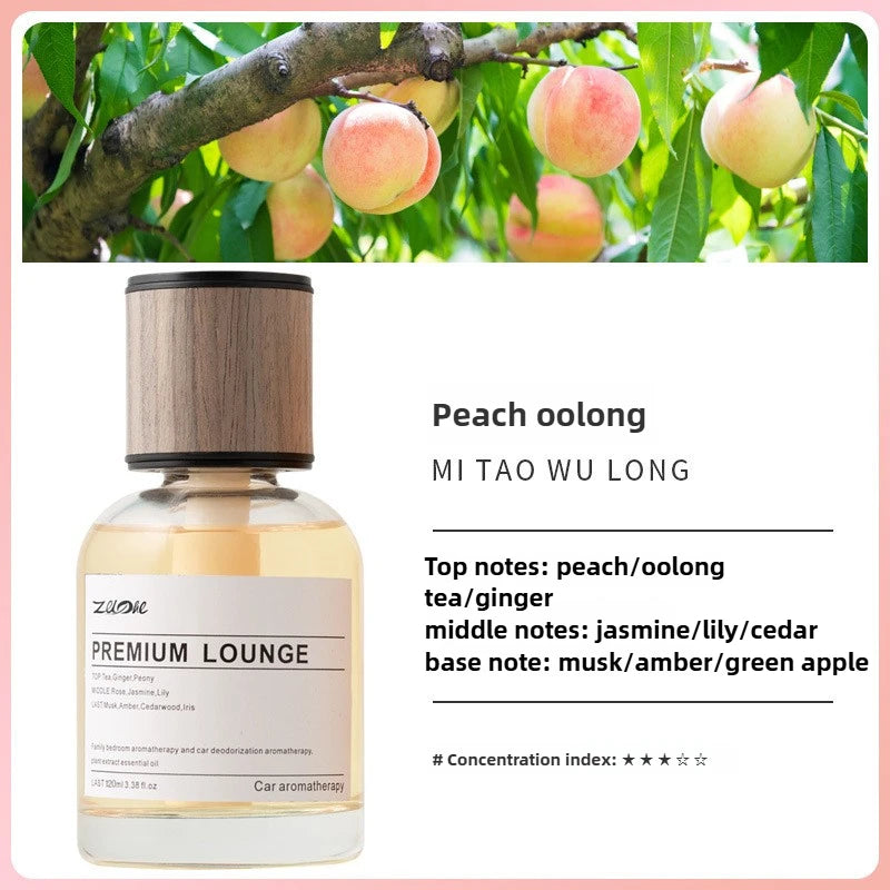 120ml Home Fragrance Peach Oolong Osmanthus Scented Liquid Air Freshener for Refreshing Atmosphere Home Decor Car Aroma Gift Oasis Select Peach Oolong 120ml