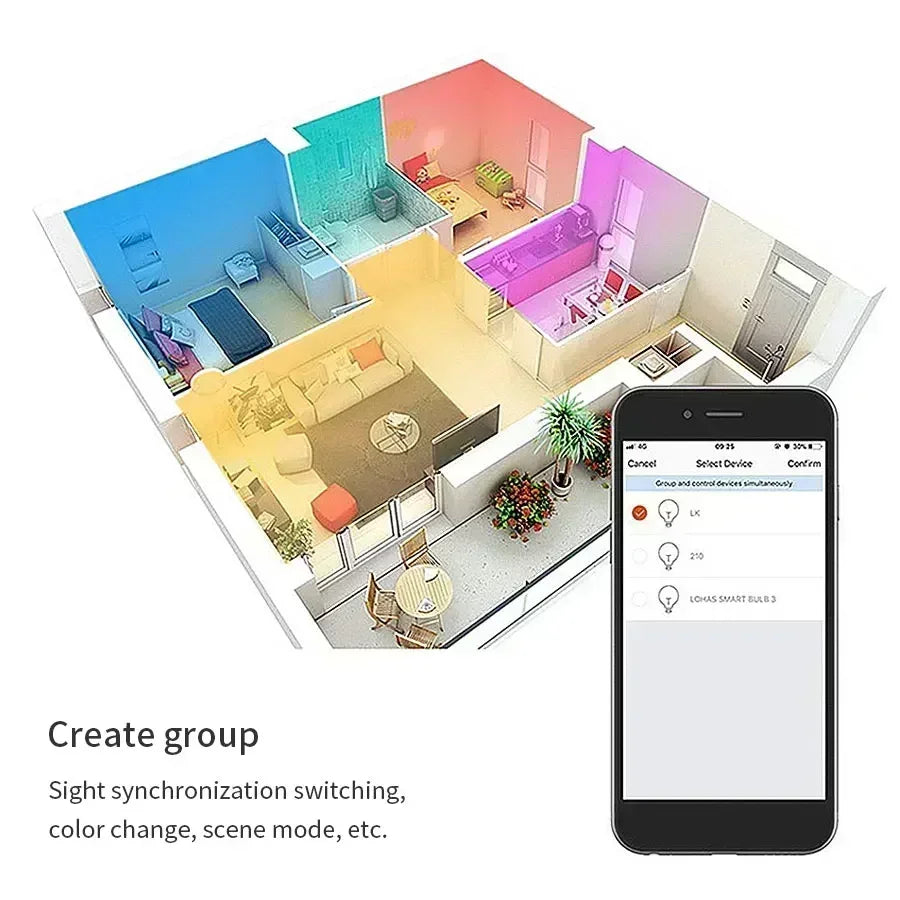Tuya WiFi Smart GU10 LED Bulb – Alexa & Google Home, RF Remote Smart LED Spotlight Oasis Select