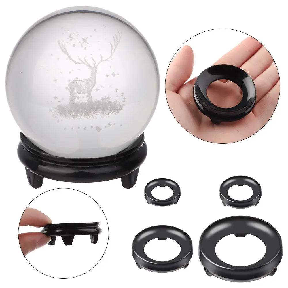 Crystal Ball Stand Display Holder Glass Sphere Stand Ball Base For Soccer Volley Ball Football Rugby Oasis Select
