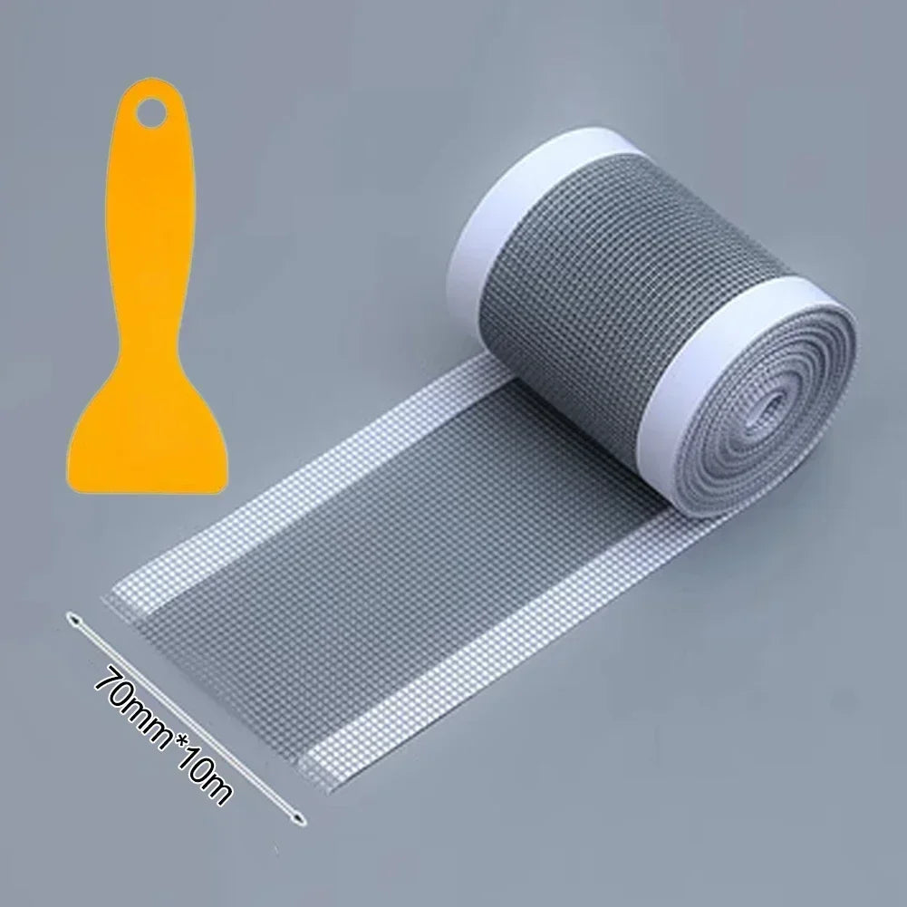 10/5m Cuttable Shower Drain Hair Catcher Self-Adhesive Floor Drain Stickers Disposable Mesh Bathroom Kitchen Sink Hair Filter Oasis Select 10m-70mm
