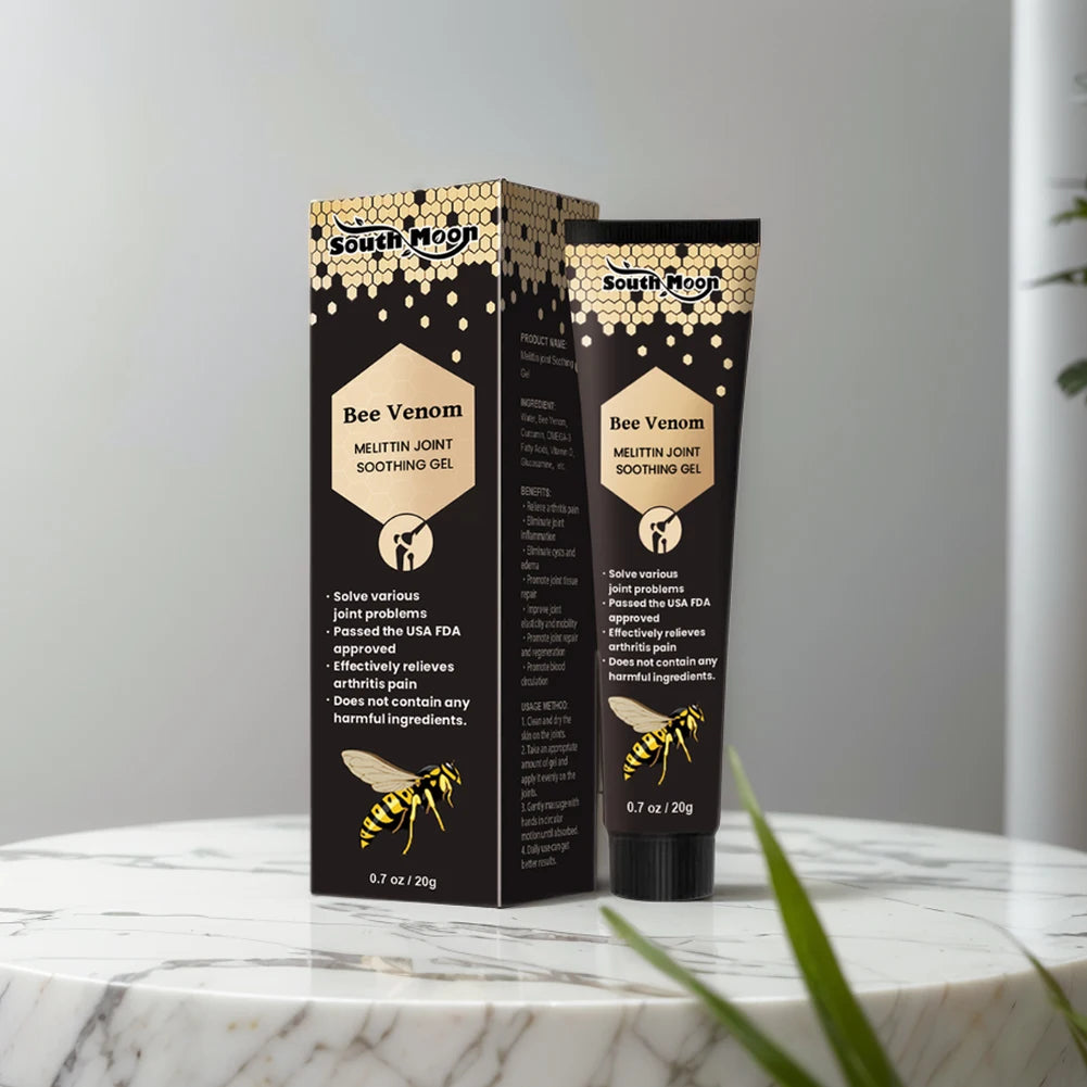 Bee Venom Joint Soothing Gel Bee Venom Joint Muscle Bone Cream Fast Effective Professional Bee Venom Cream for Aching Muscle Oasis Select