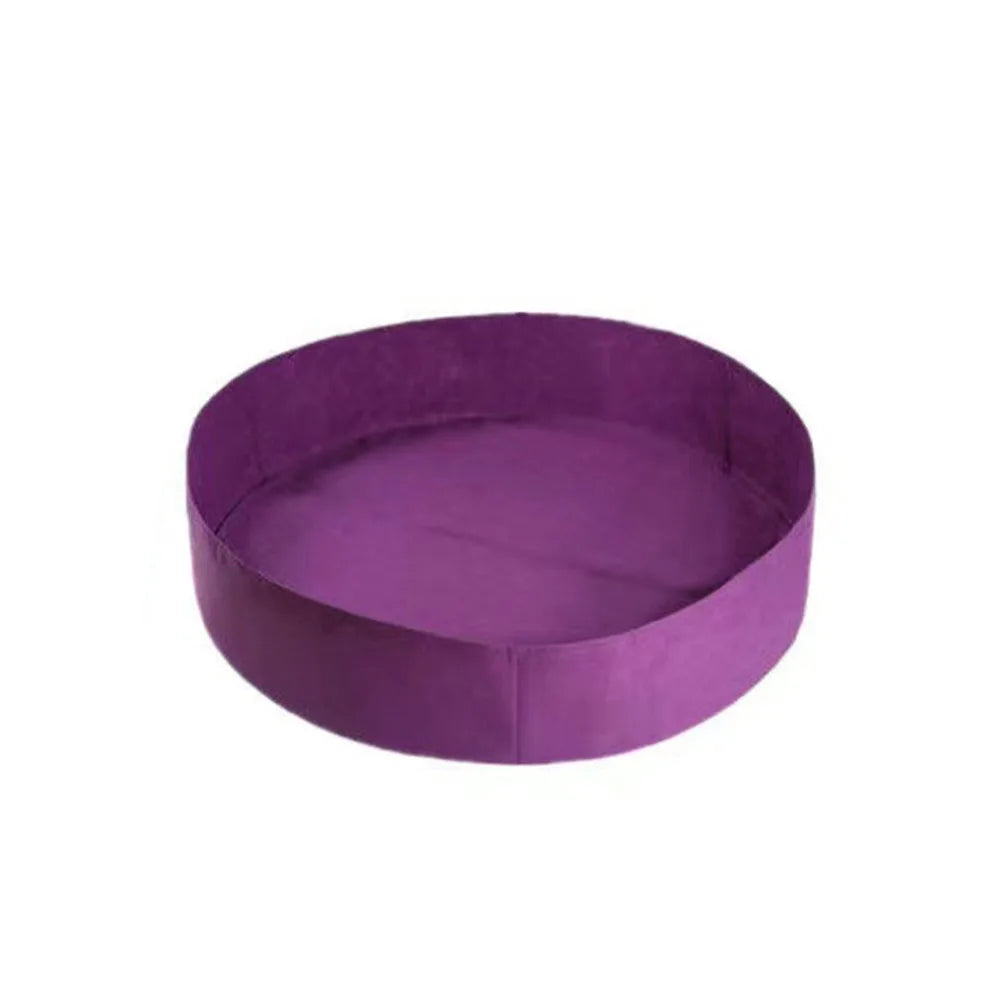Home Supplies Felt Growth Bag Durable Round Planting Bucket Wear-resistant Resistant Dirt Planting Seedling Bag Pot and Planting Oasis Select Purple XS