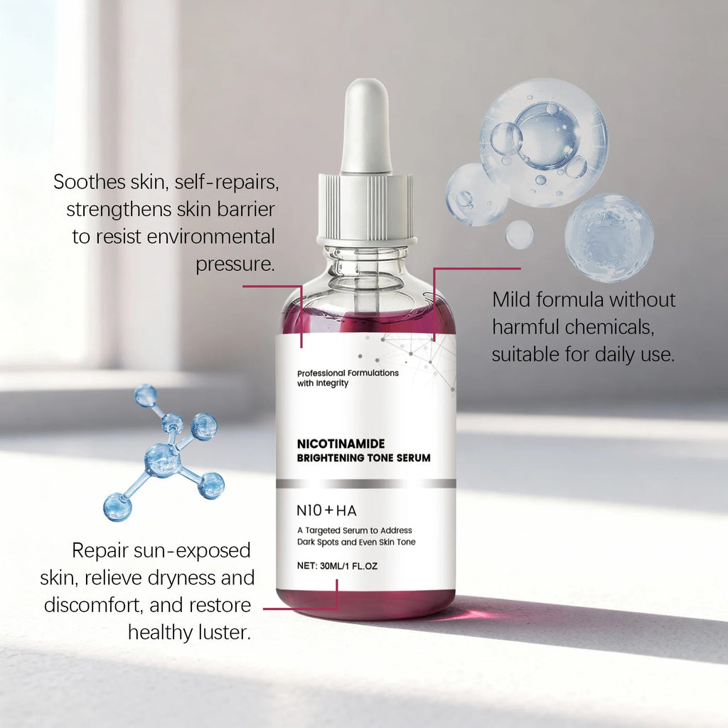 Niacinamide Facial Serum Brightening Firming Hydrating Improve Dullness Smoothing Rejuvenation Shrink Pores Glowing Facial Serum Oasis Select