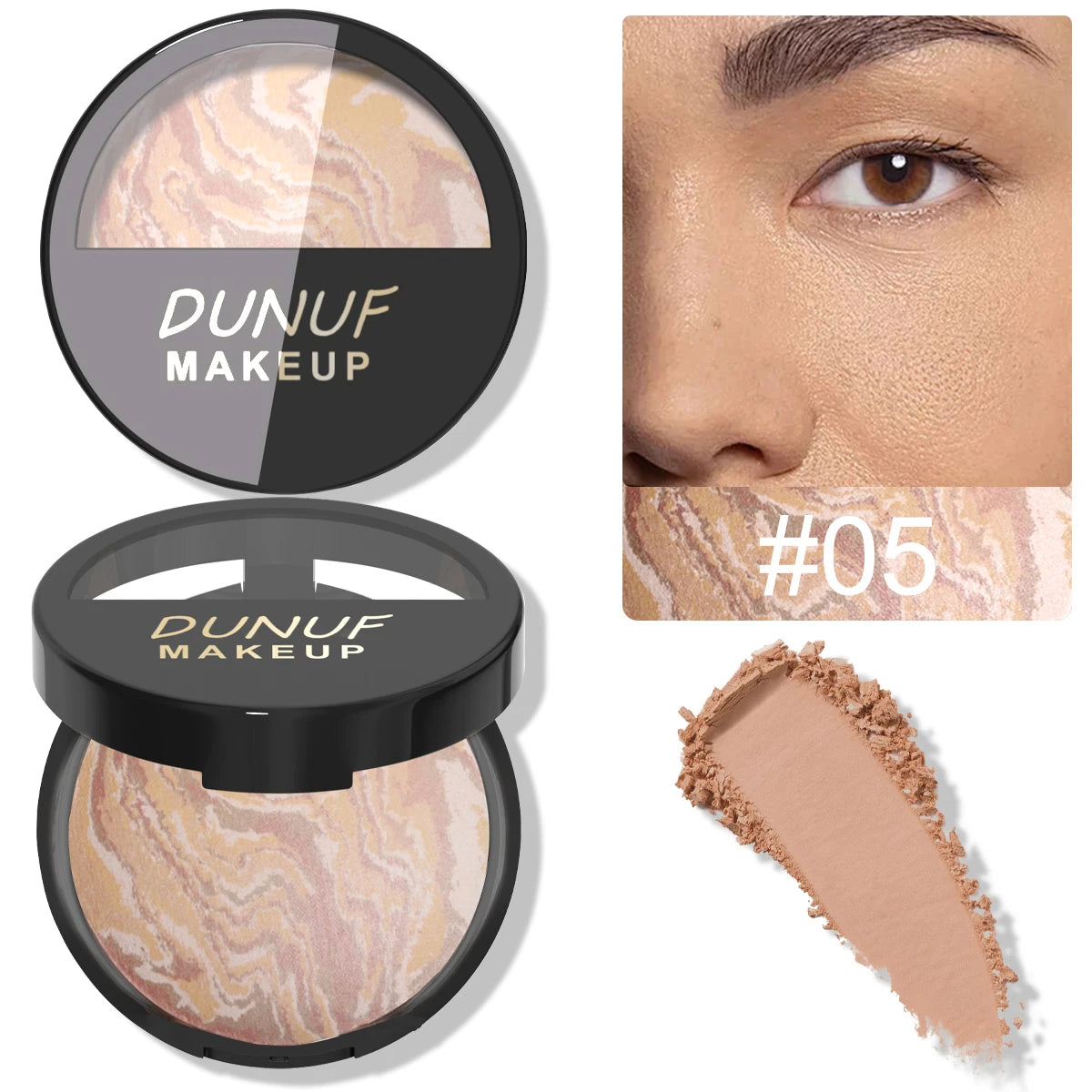 Contour Palette Nose Contour Matte Bronzer Waterproof Blendable Silky Long-Lasting Highly Pigmented Y2K Valentine's Day Gifts Oasis Select DFS-05 13g