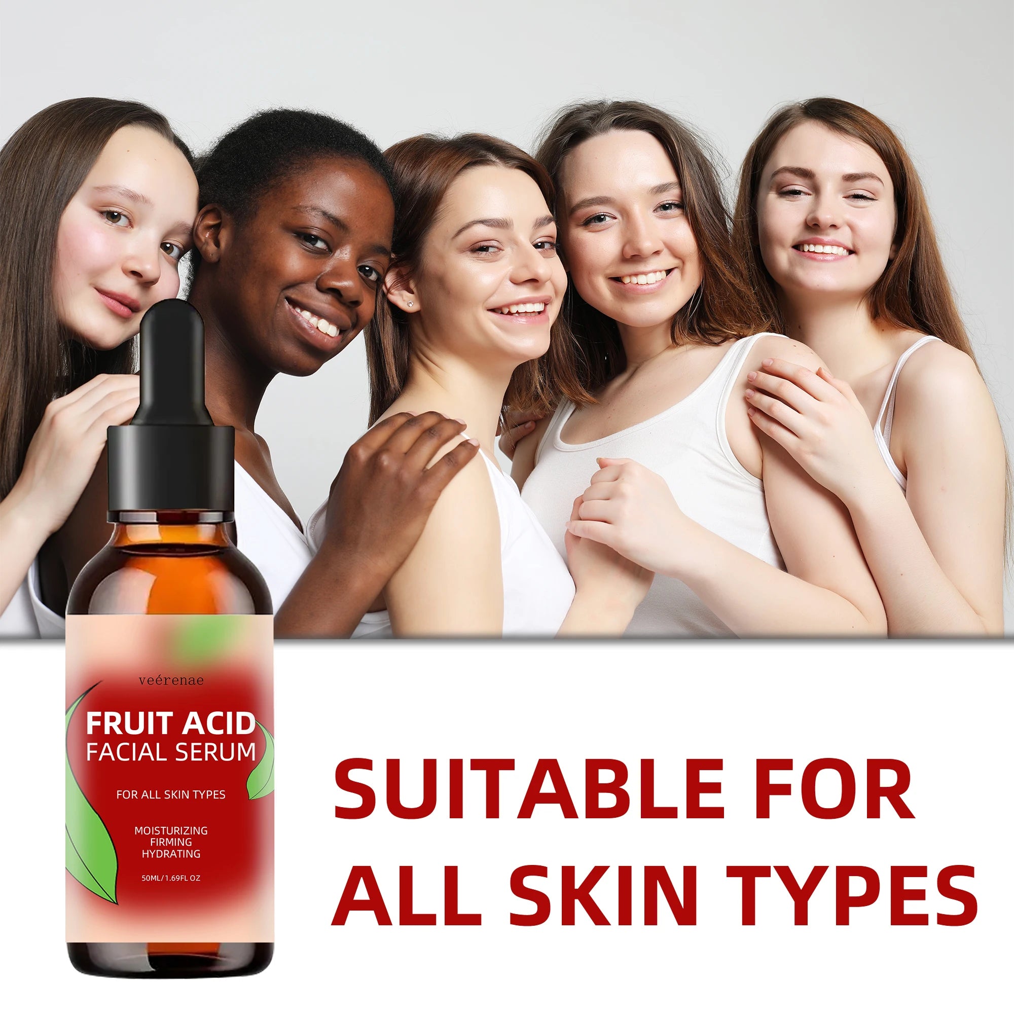Veérenae Fruit Acid Facial Serum – Firming & Oil-Free