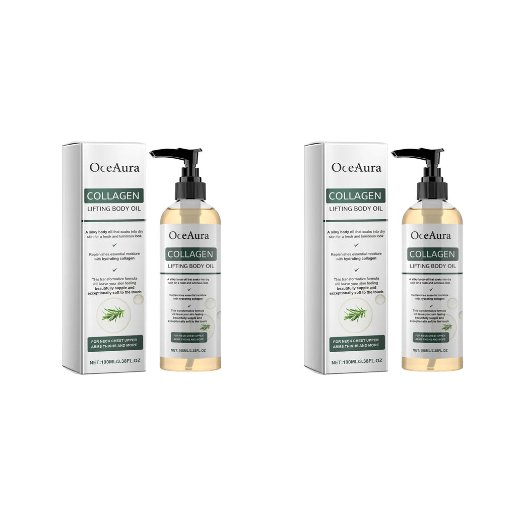 OceAura Collagen Firming Body Oil – Deep Moisturizing 100ml Firming Body Oil Oasis Select 2pcs