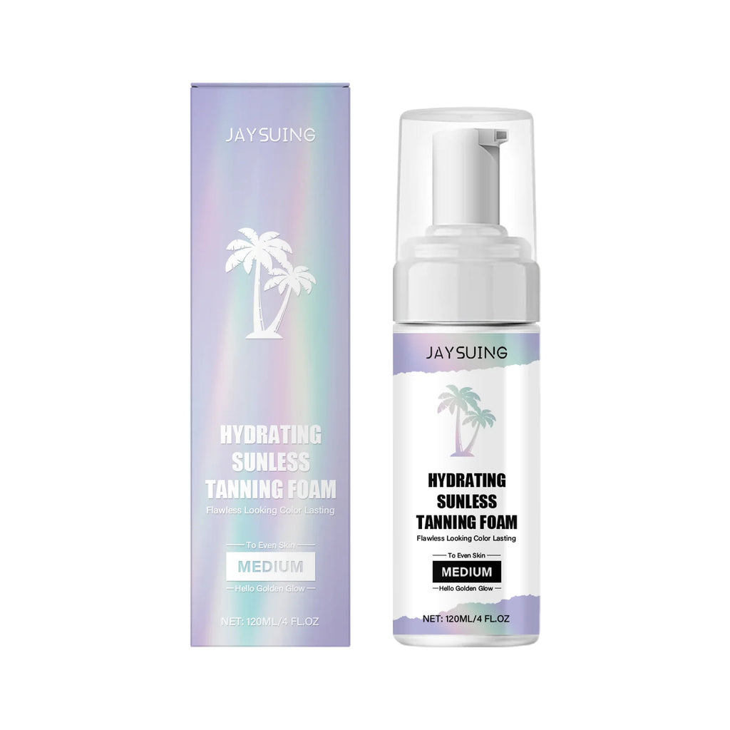 Body Self Tanning Mousse Indoor Sunless Tan Lasting Natural Bronze Brown Hydrate Skin Full Body Use Quickly Tanning Cream 120ml Oasis Select 120ml Boxed