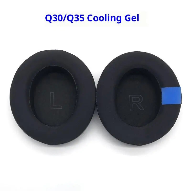 2Pcs Headphones Earmuffs Mesh Memory Covers Sponge Protein Earphone Pads For Anker Soundcore Life Q30 Q35 Replacement Earpads Oasis Select Cooling Gel