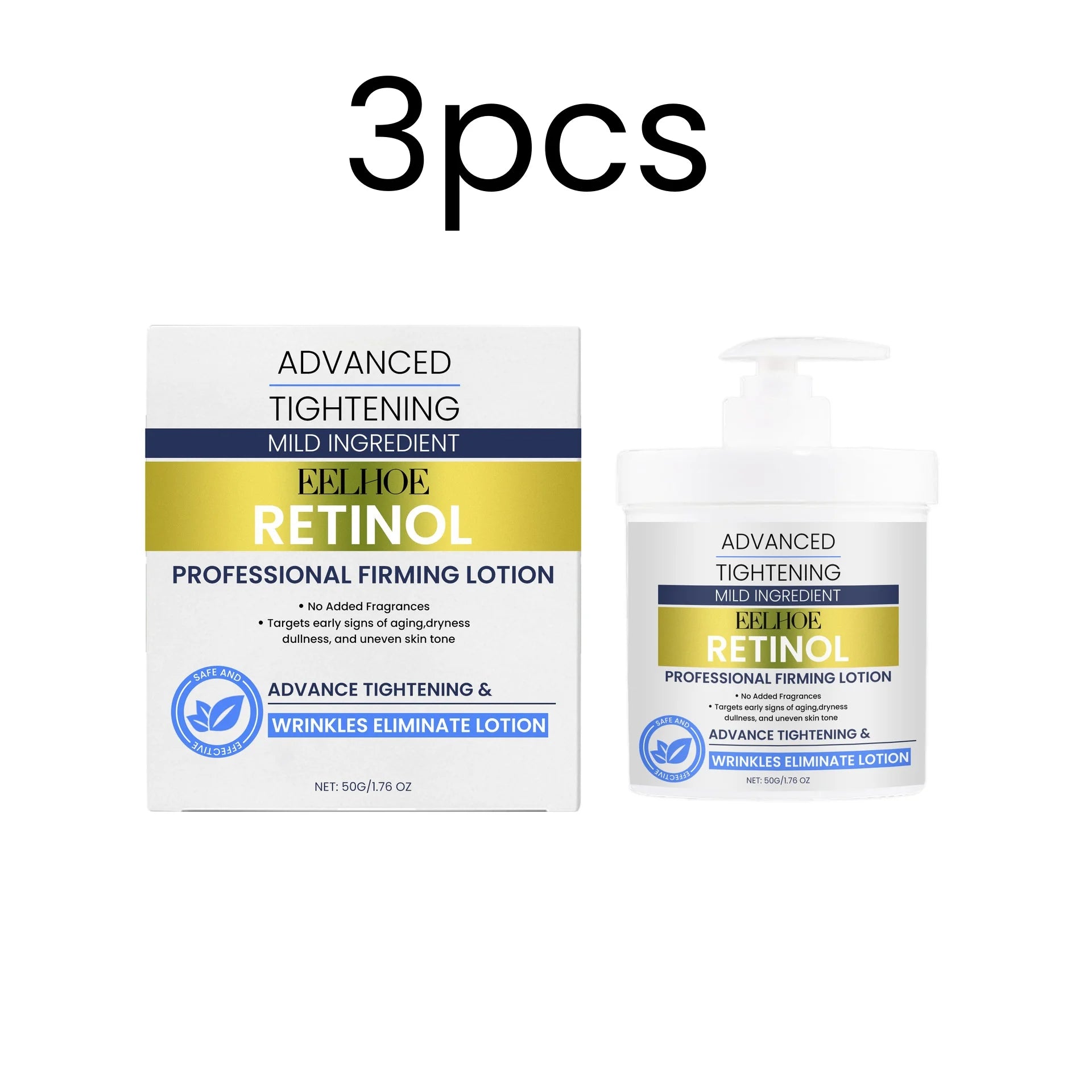 EELHOE Retinol Firming Cream – Anti-Wrinkle Body Lotion Retinol Body Cream Oasis Select 3pcs