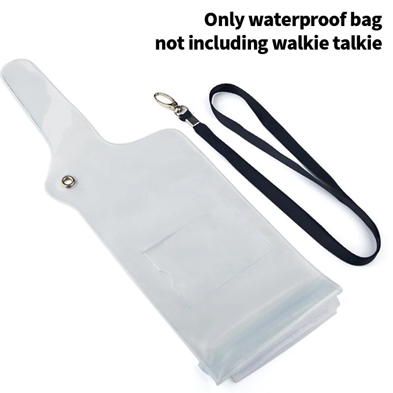 Portable Waterproof Rainproof Case Pouch For Walkie Talkie Two-Way Radios Protector Cover Oasis Select