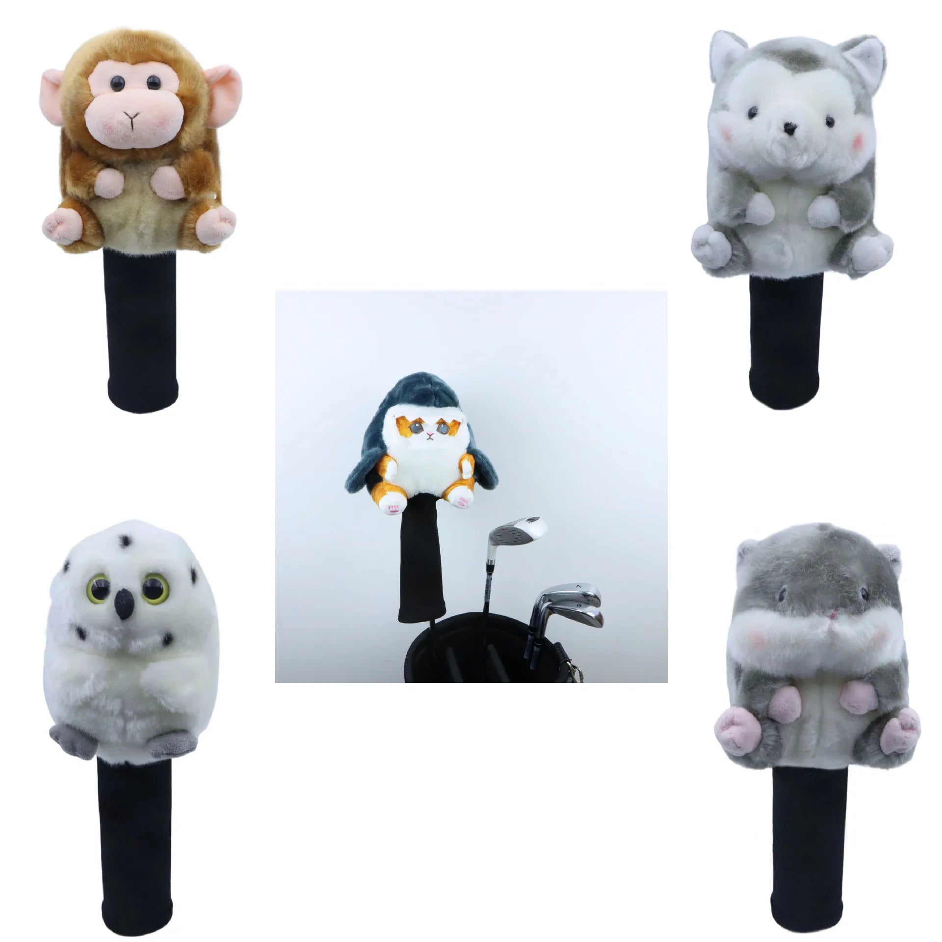 Animal Golf Headcovers for Fairway #3#5 Woods Cover High Quality Golf Headcovers Protector Accessories Mascot Novelty Cute Gift Oasis Select
