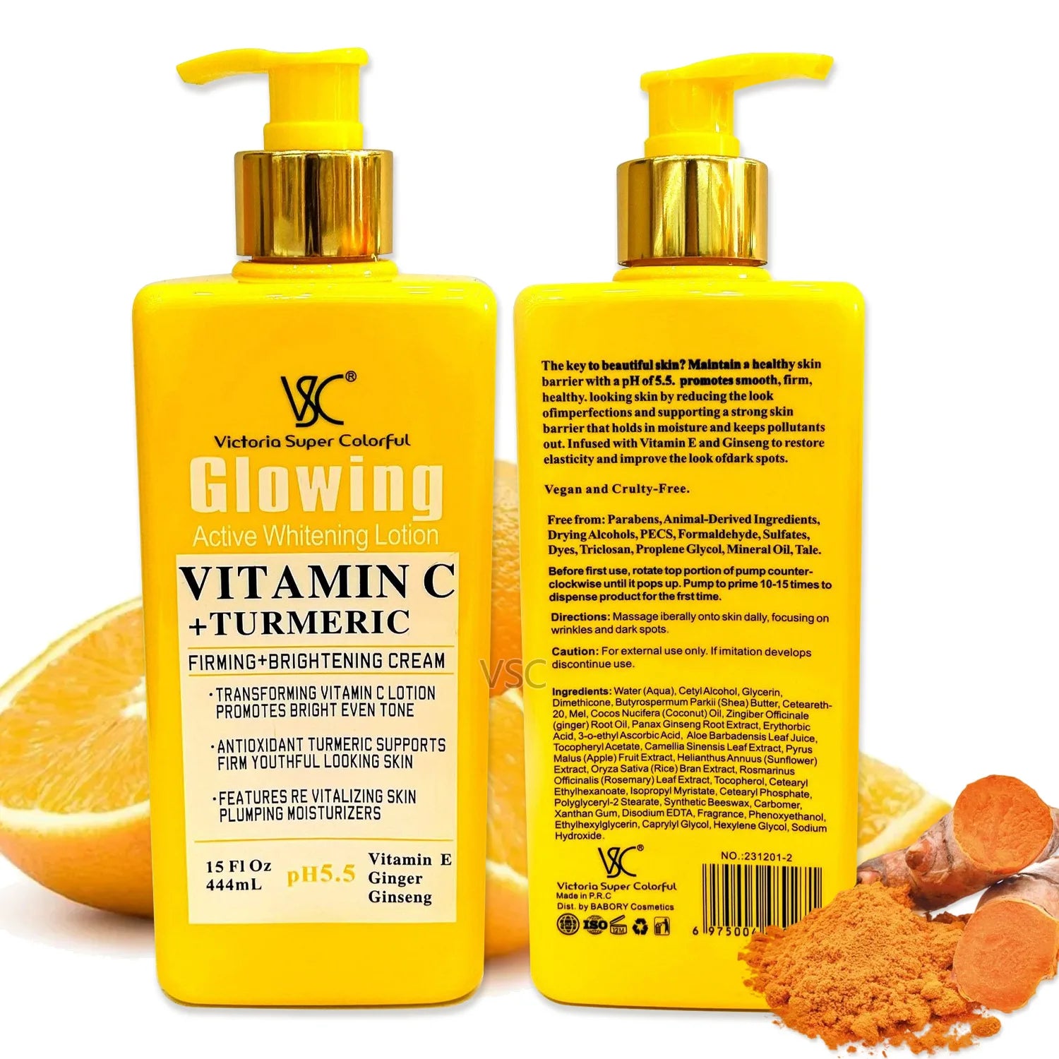 Vitamin C & Turmeric Brightening Body Lotion 444ml