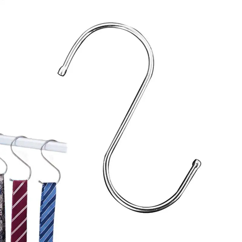 Stainless Steel S Hooks Multipurpose Stainless Steel Hooks Rust-Proof Hooks with Large Bearing Load Hangable Hooks for Bedroom Oasis Select