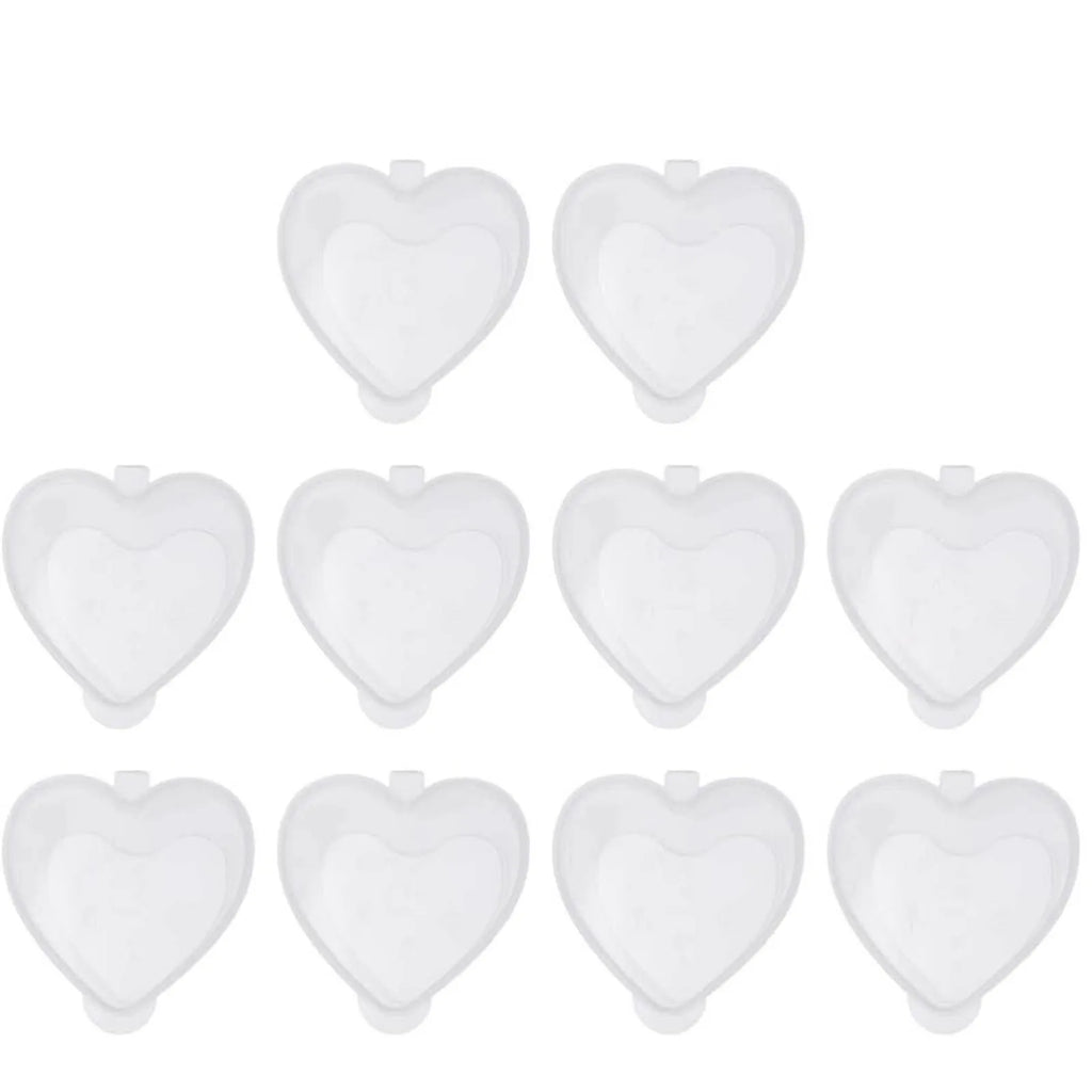 50-Pack Heart Shaped Clear Dessert Cups with Lids – 20ml Dessert Cups Oasis Select