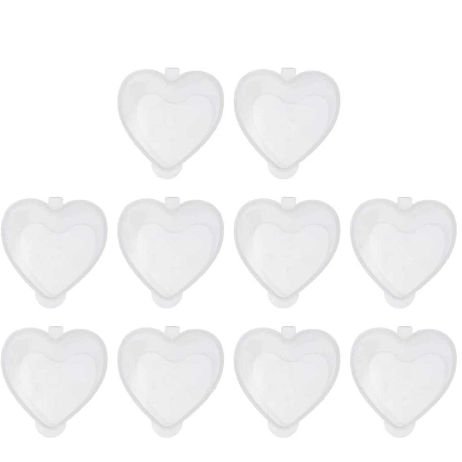 50-Pack Heart Shaped Clear Dessert Cups with Lids – 20ml Dessert Cups Oasis Select