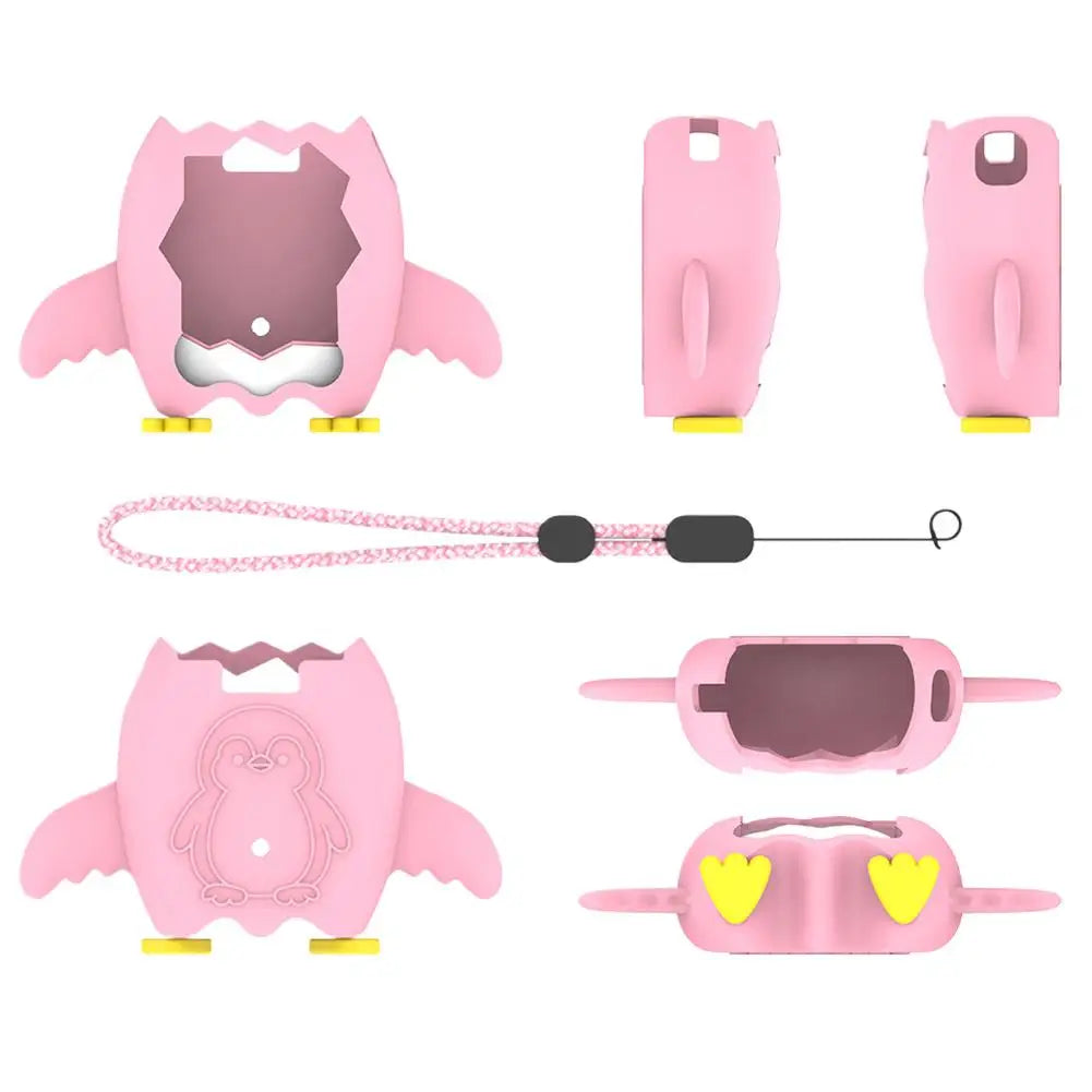Tamagotchi Paradise Silicone Case – 360° Penguin Protective Cover