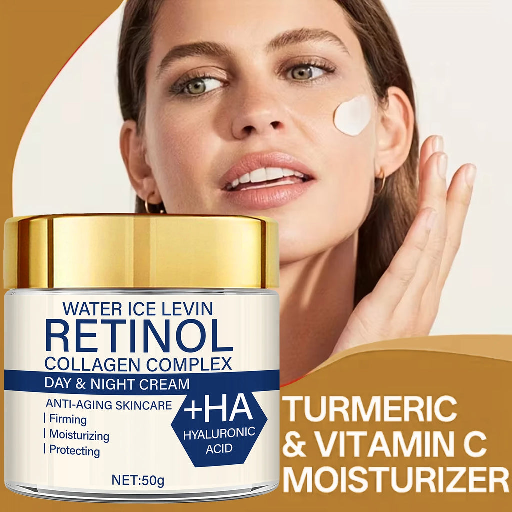 Retinol Collagen Day & Night Cream with HA – Anti-Aging 50g