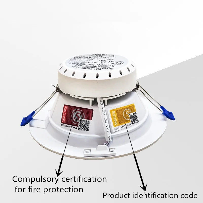 SHINEKNOT LED Emergency Recessed Ceiling Light 200–240V