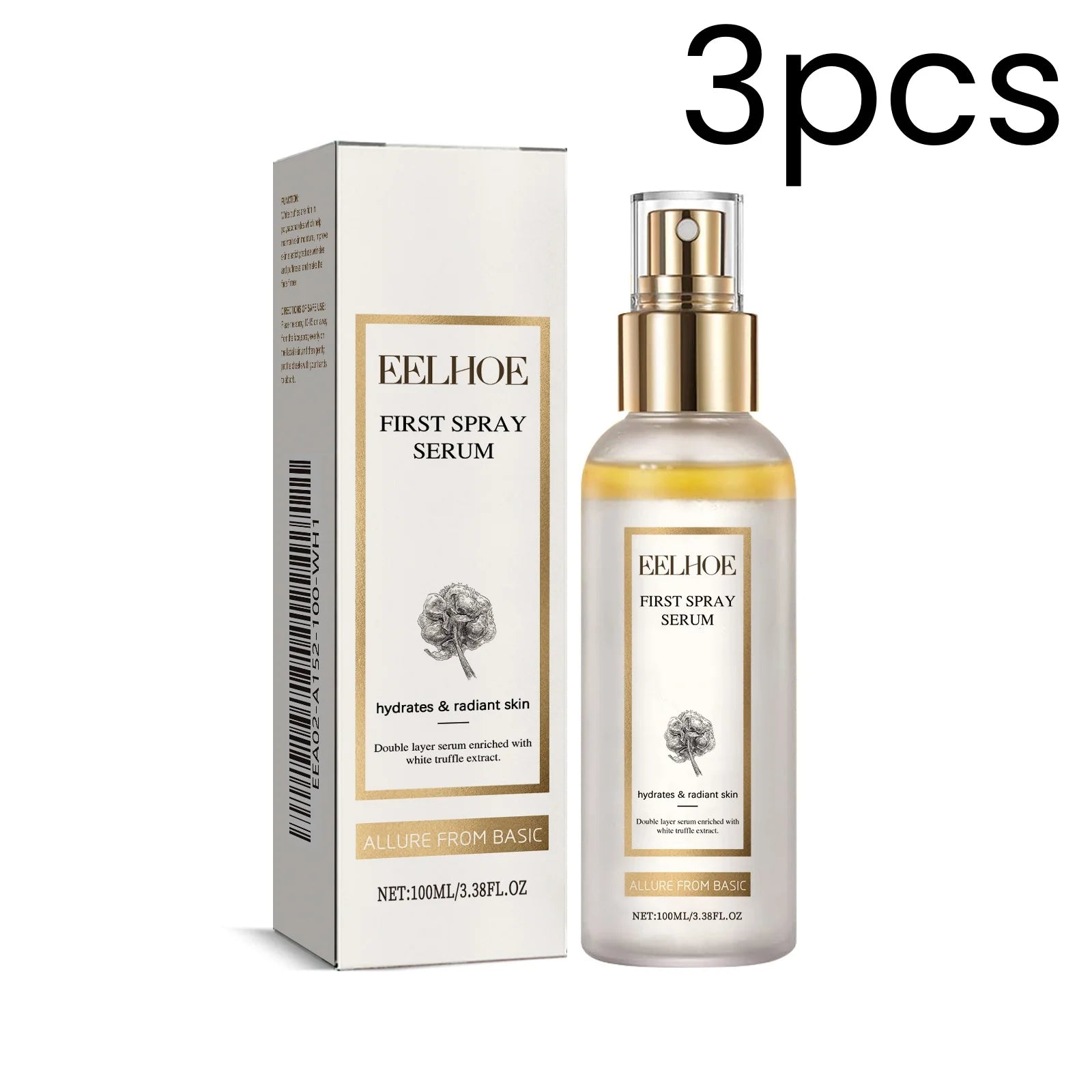 Eelhoe Hydrating Face Spray Improve Dullness Revitalize Radiance Light Texture Soothing Sensitive Skin Brightening Spray 100ml Oasis Select 3pcs